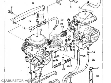 CARBURETOR ASSY - KZ400B2 1979 CANADA