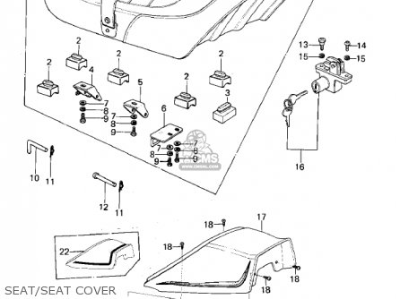 SEAT/SEAT COVER - KZ400B2 1979 CANADA