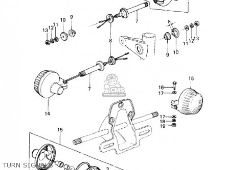TURN SIGNALS - KZ400B2 1979 CANADA
