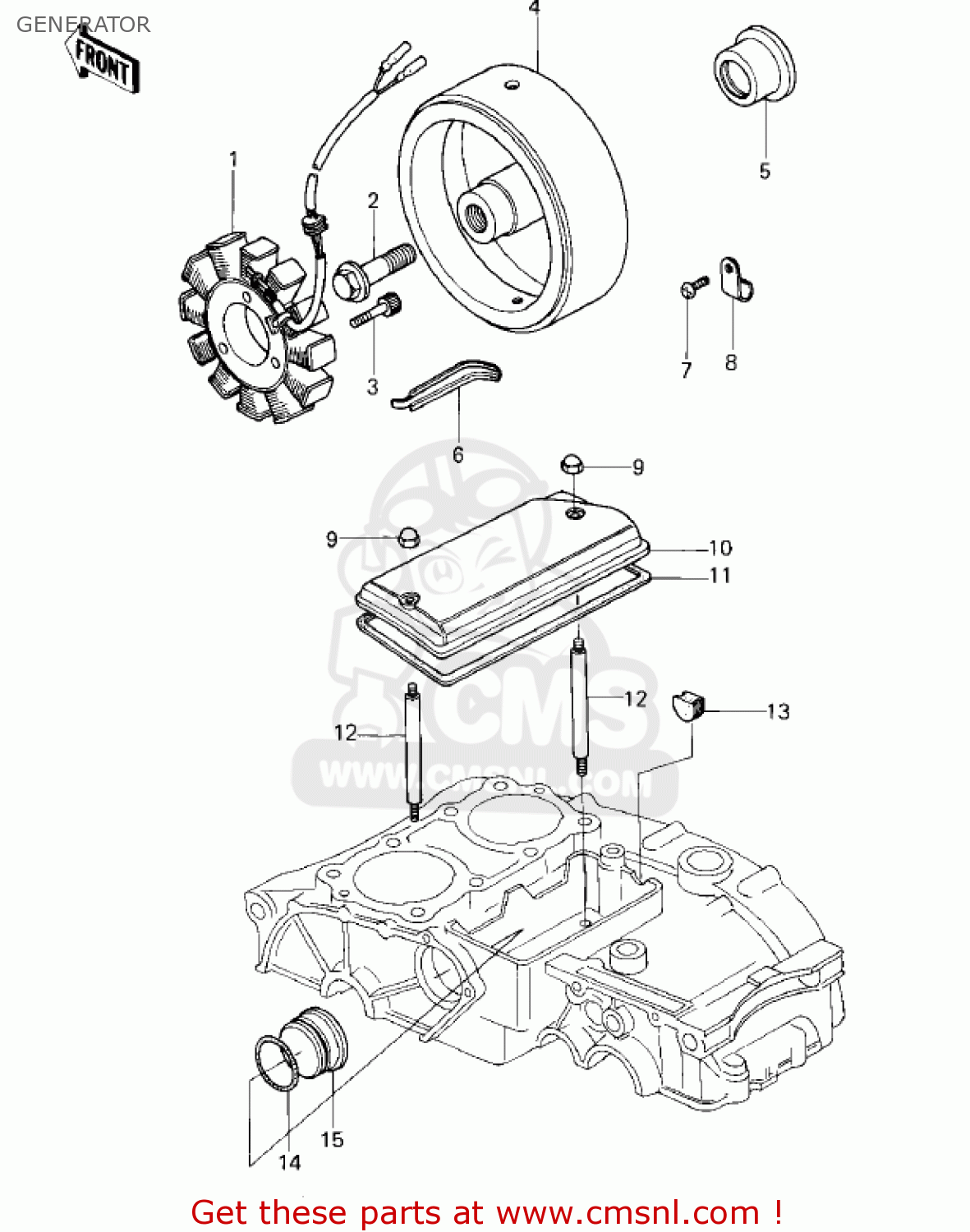 GENERATOR KZ400C1 1978 UNITED KINGDOM