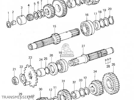 TRANSMISSION - KZ400C1 1978 UNITED KINGDOM