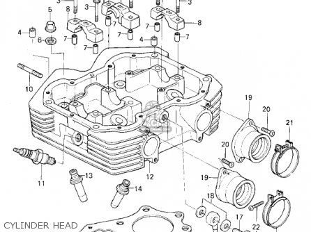 CYLINDER HEAD - KZ400C1 1978 UNITED KINGDOM