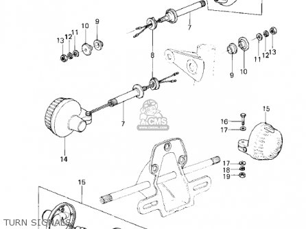 TURN SIGNALS - KZ400C1 1978 UNITED KINGDOM