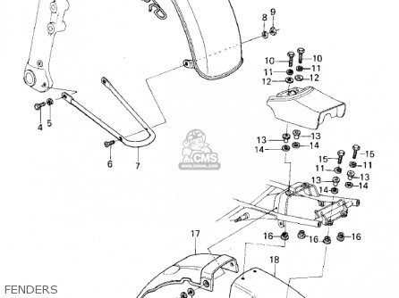FENDERS - KZ400C1 1978 UNITED KINGDOM