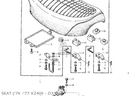 SEAT ('76 -'77 KZ400 - D3/D4) - KZ400D3 1976 CANADA