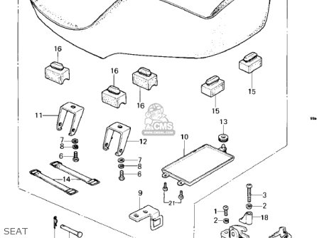 SEAT - KZ400H1 1979 USA CANADA / MPH KPH