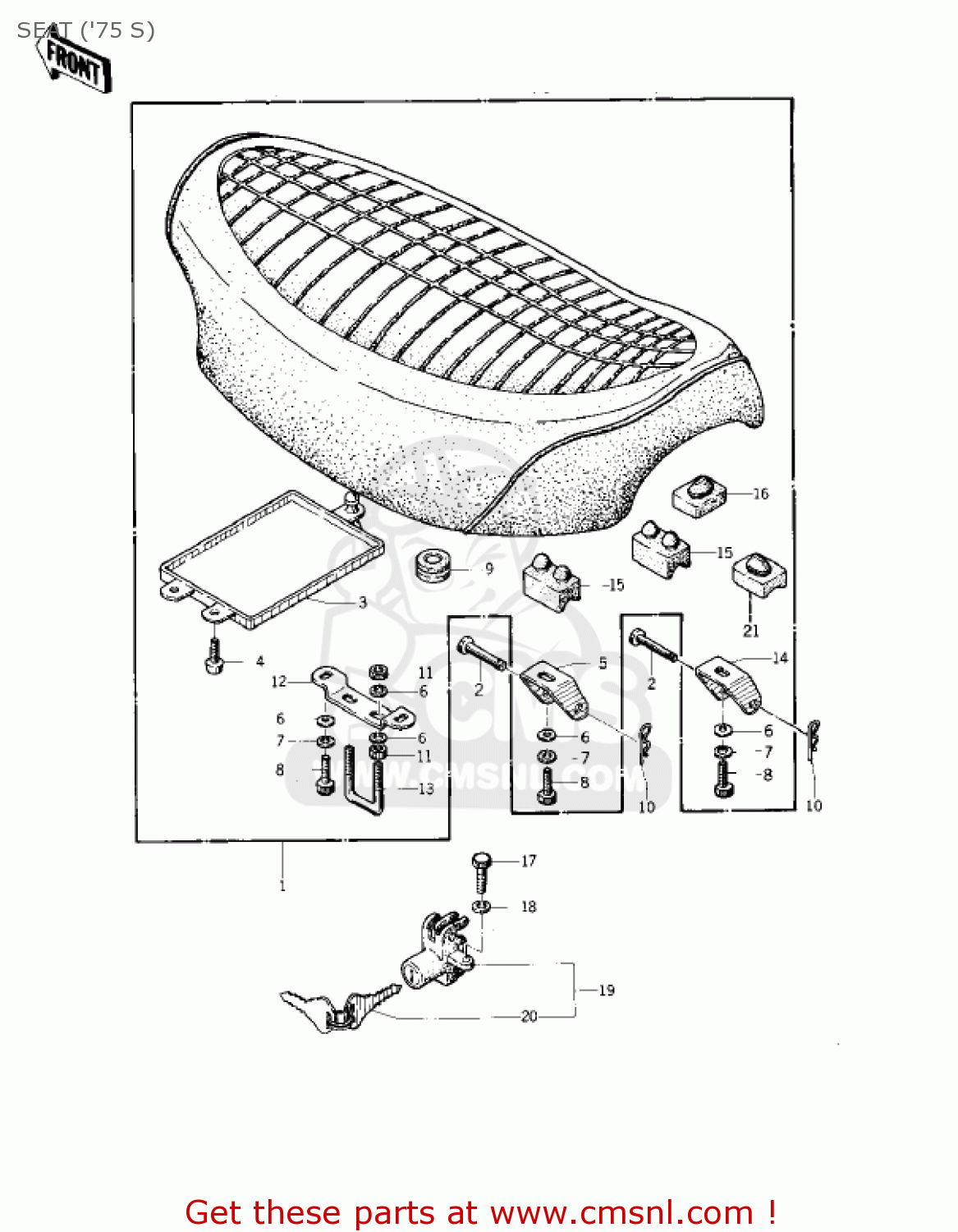 SEAT ('75 S) KZ400S2 SPECIAL 1976 USA CANADA