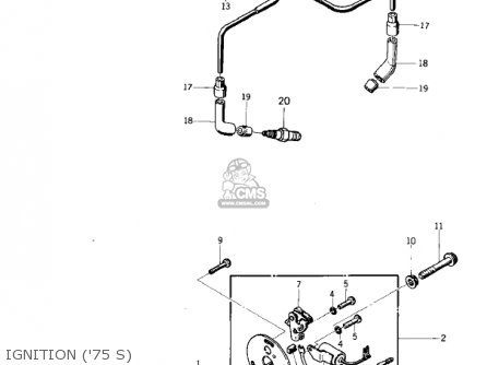 IGNITION ('75 S) - KZ400S2 SPECIAL 1976 USA CANADA