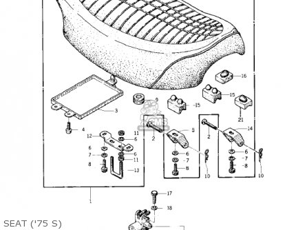SEAT ('75 S) - KZ400S2 SPECIAL 1976 USA CANADA