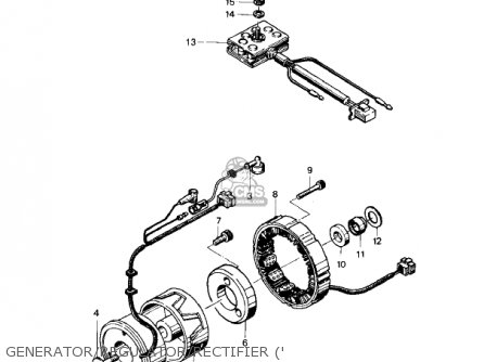 GENERATOR/REGULATOR/RECTIFIER (' - KZ400S2 SPECIAL 1976 USA CANADA
