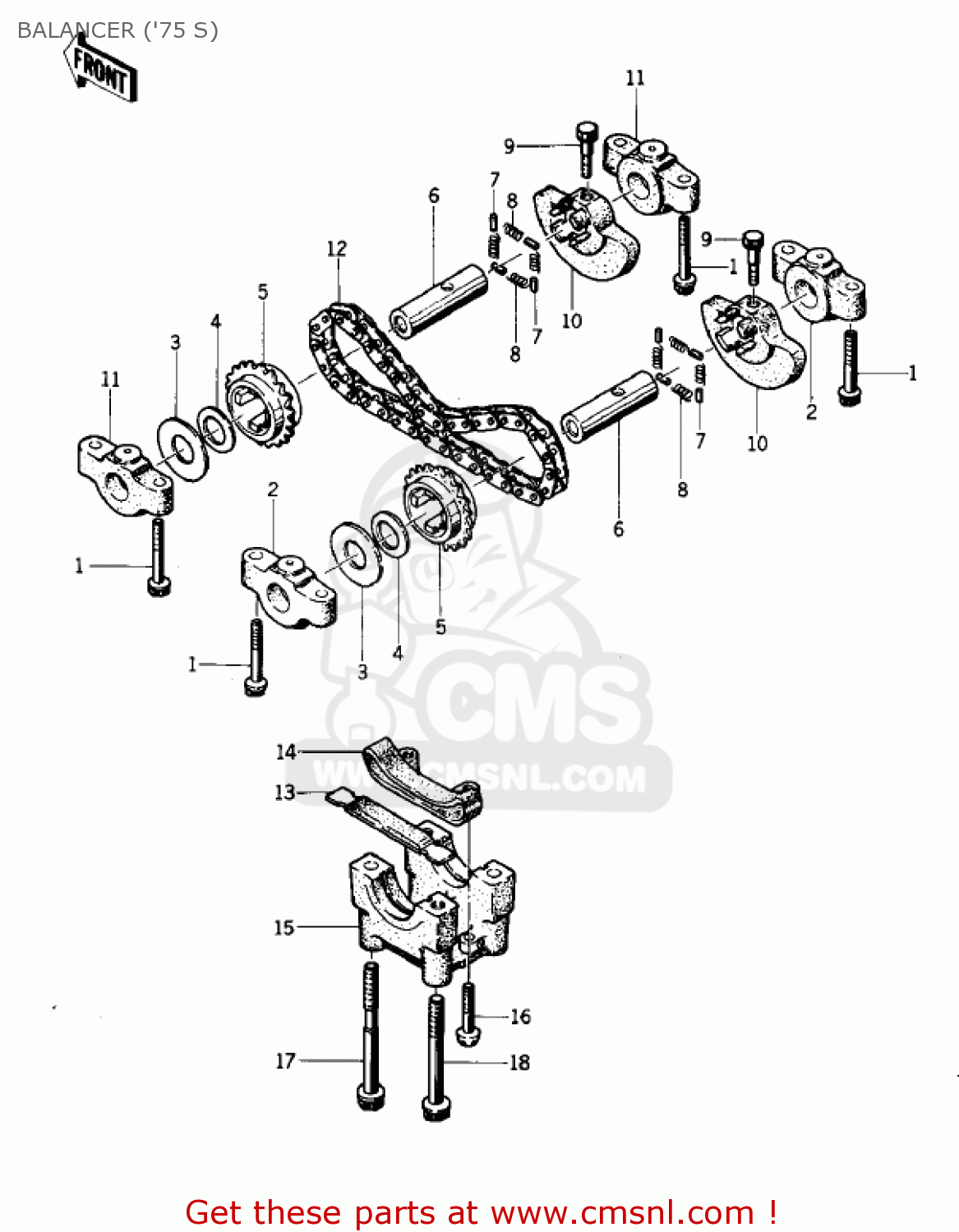 BALANCER ('75 S) KZ400S3 SPECIAL 1977 USA CANADA
