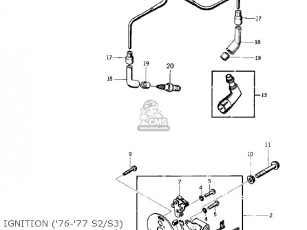 IGNITION ('76-'77 S2/S3) - KZ400S3 SPECIAL 1977 USA CANADA
