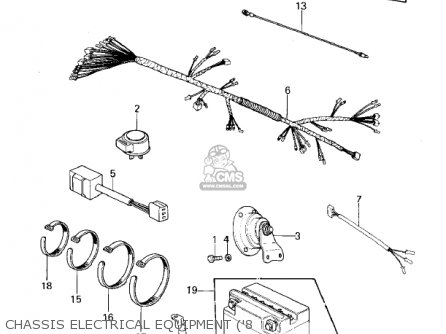 Kawasaki KZ440A1 LTD 1980 USA CANADA parts lists and schematics