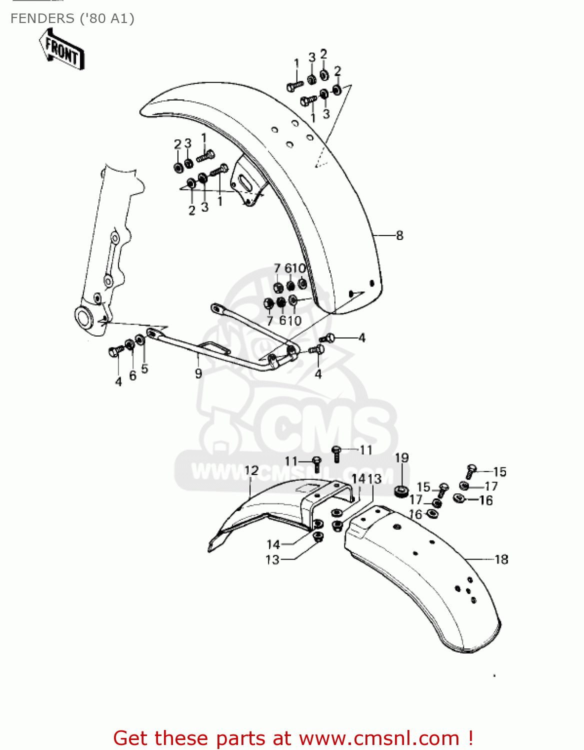 FENDERS ('80 A1) KZ440A1 LTD 1980 USA CANADA