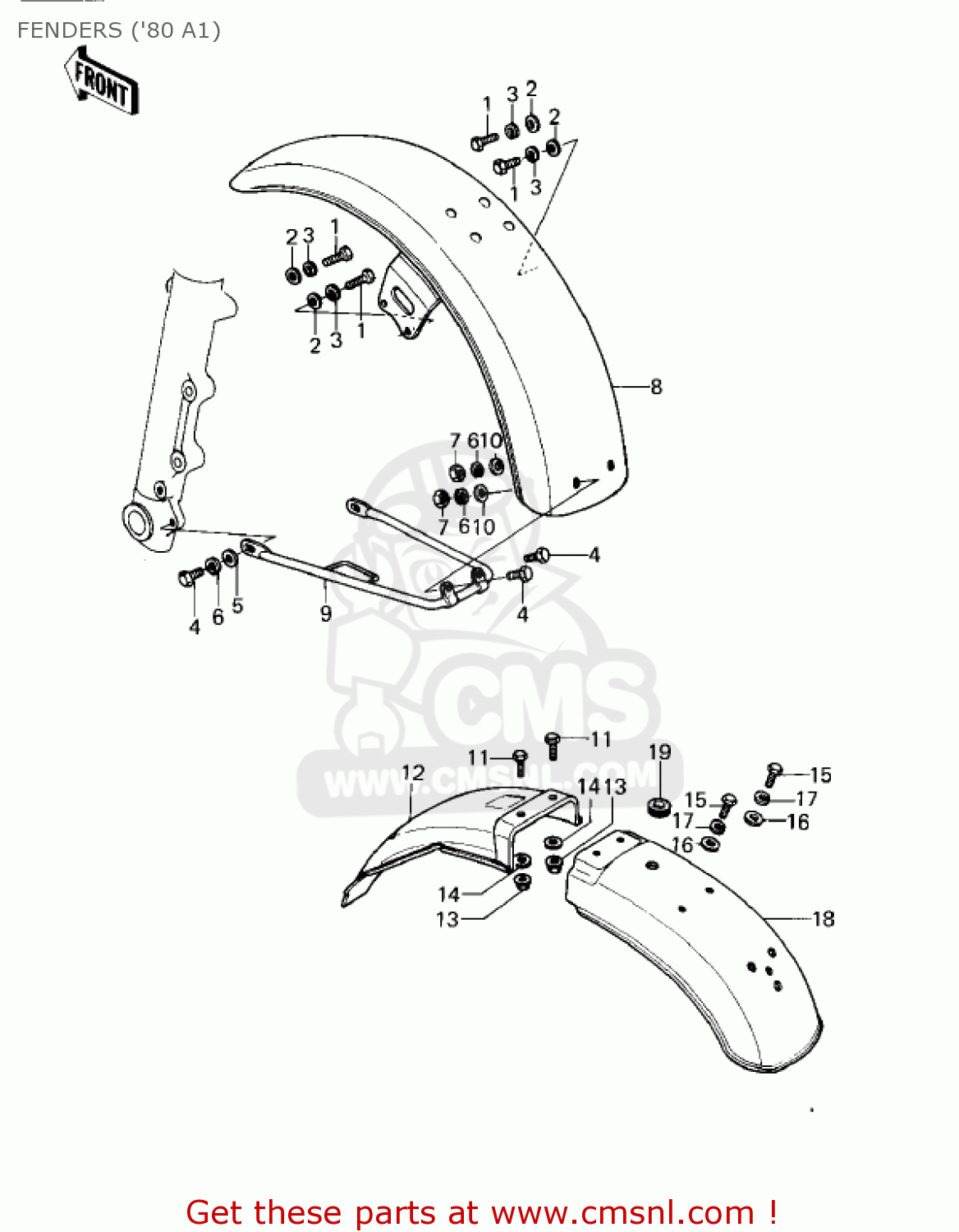 FENDERS ('80 A1) KZ440A2 LTD 1981 USA CANADA