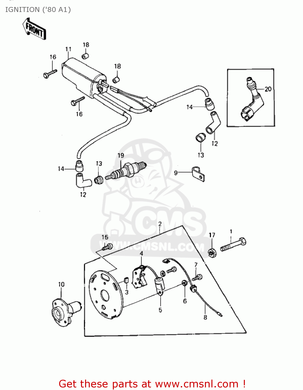 IGNITION ('80 A1) KZ440A2 LTD 1981 USA CANADA