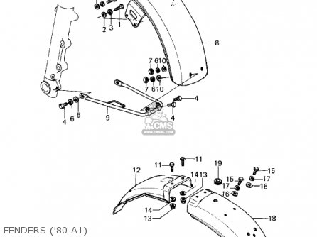 FENDERS ('80 A1) - KZ440A2 LTD 1981 USA CANADA