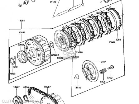 CLUTCH (KZ440-A2) - KZ440A2 LTD 1981 USA CANADA