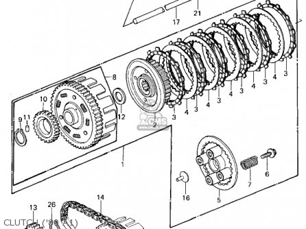 CLUTCH ('80 A1) - KZ440A3 LTD 1982 USA CANADA