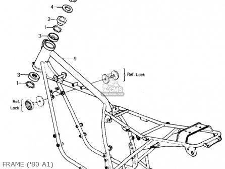 FRAME ('80 A1) - KZ440A4 LTD 1983 USA CANADA