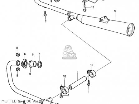 MUFFLERS ('80 A1) - KZ440A4 LTD 1983 USA CANADA