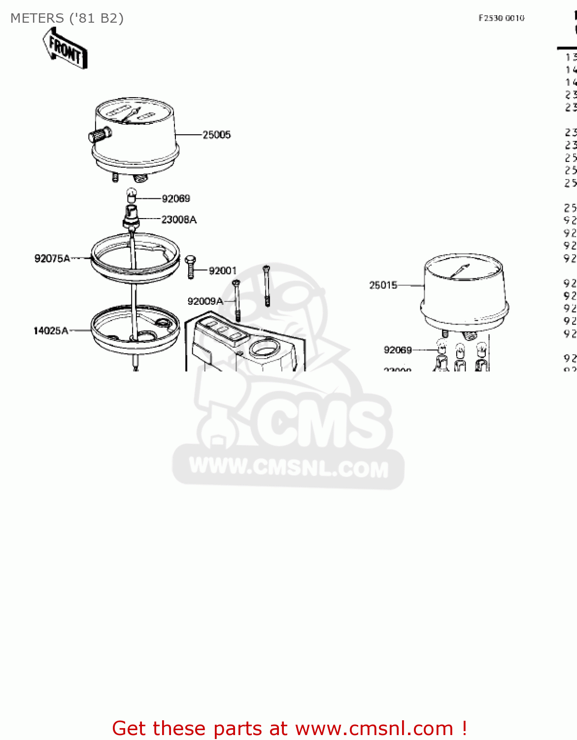 METERS ('81 B2) KZ440B1 1980 USA / MPH