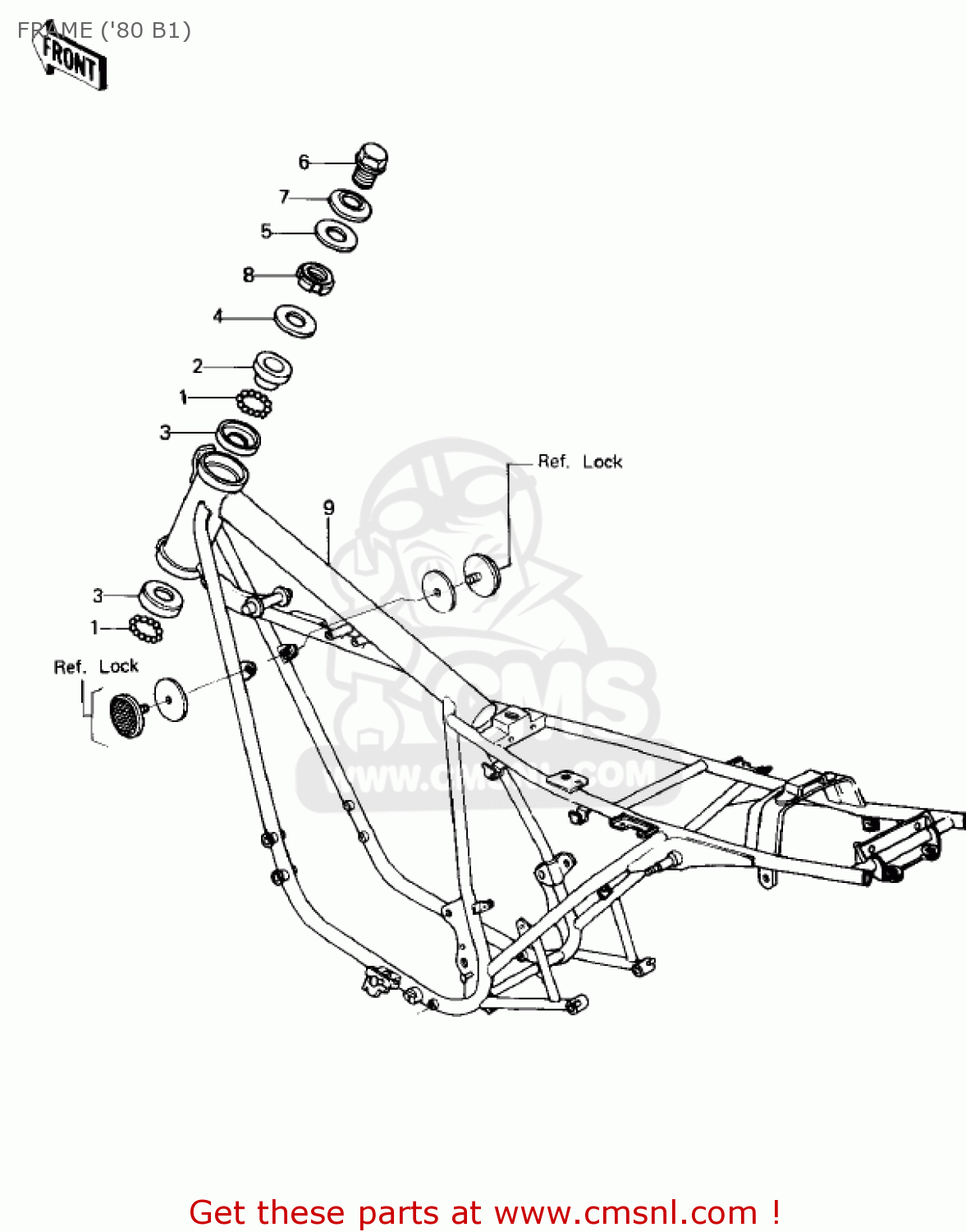 FRAME ('80 B1) KZ440B1 1980 USA / MPH