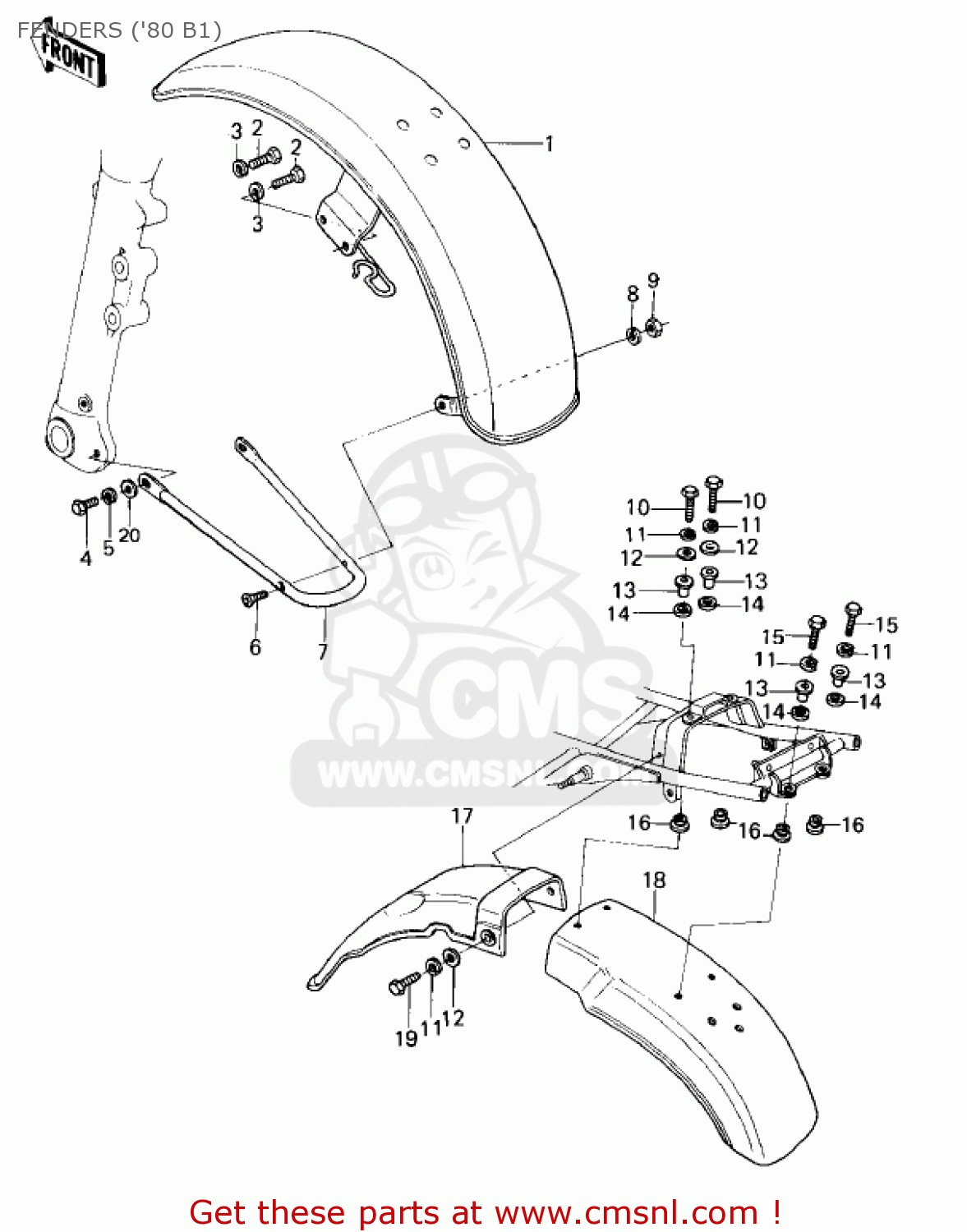FENDERS ('80 B1) KZ440B1 1980 USA / MPH