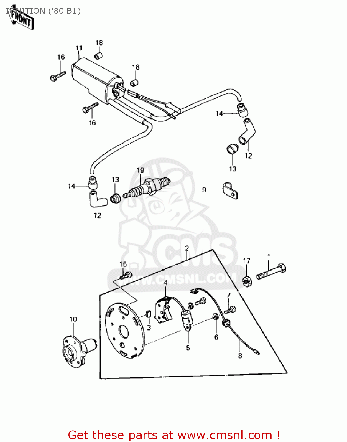 IGNITION ('80 B1) KZ440B1 1980 USA / MPH
