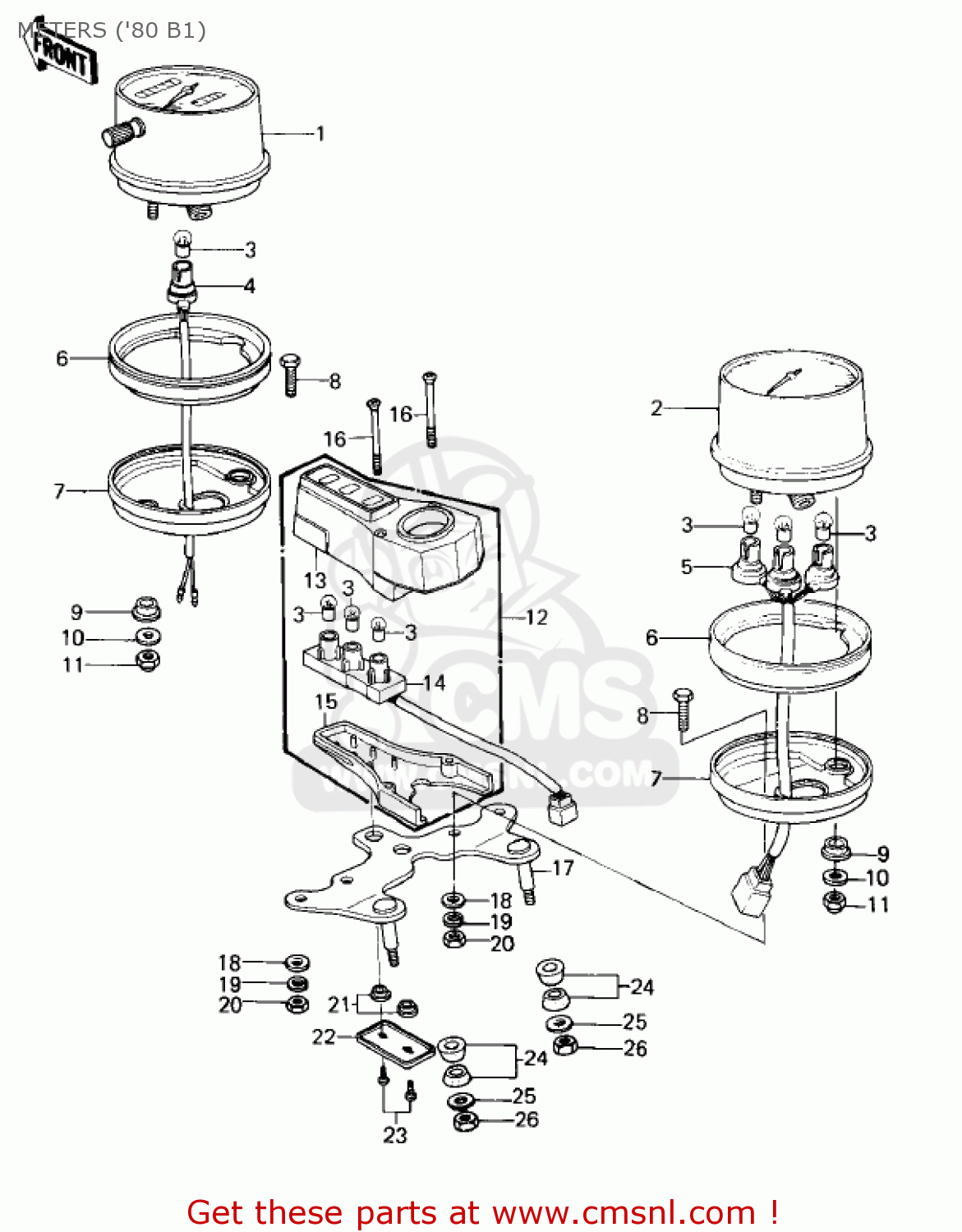 METERS ('80 B1) KZ440B1 1980 USA / MPH