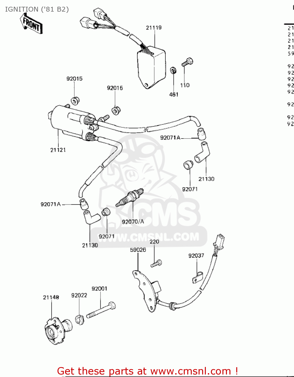 IGNITION ('81 B2) KZ440B1 1980 USA / MPH
