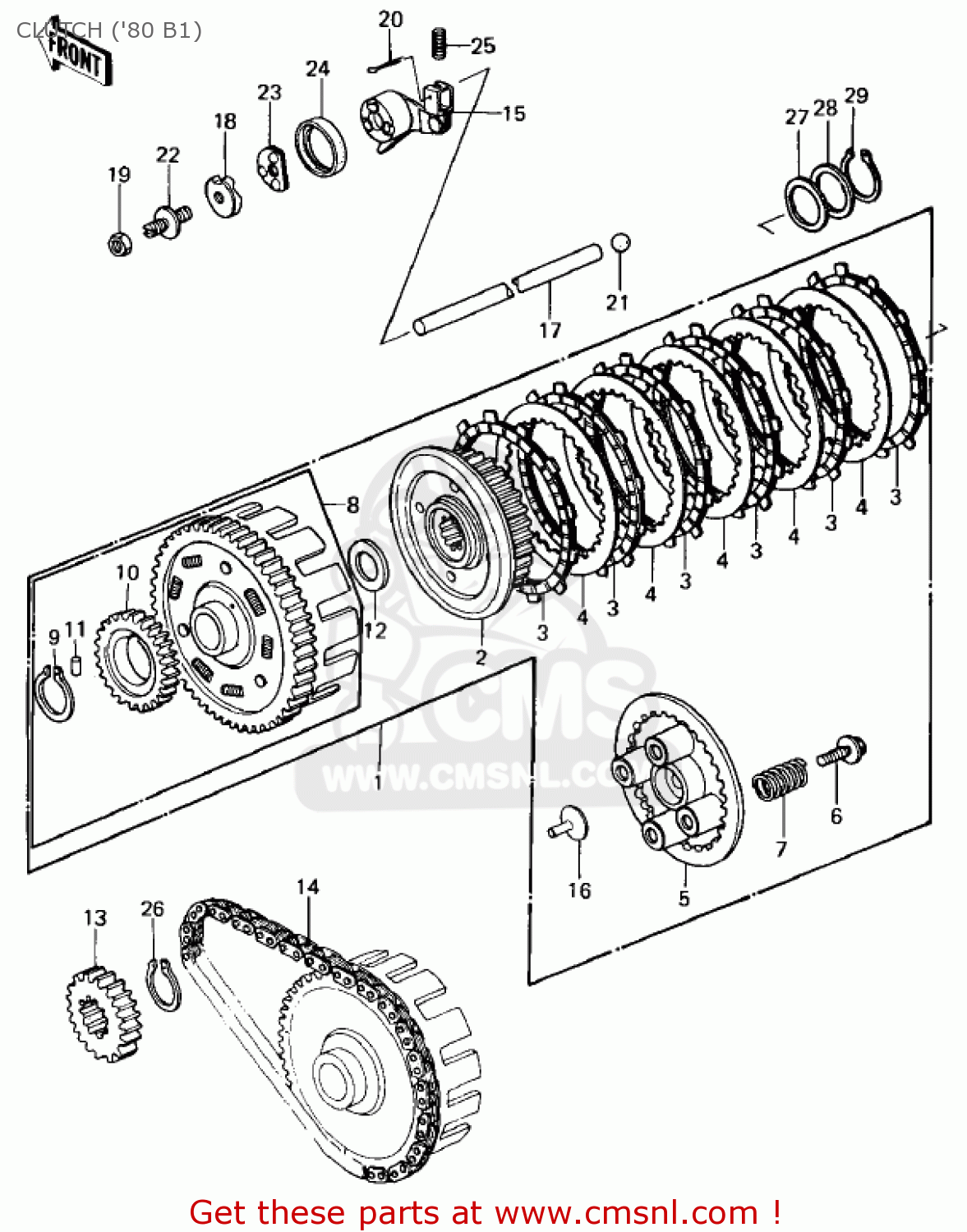 CLUTCH ('80 B1) KZ440B2 1981 USA / MPH