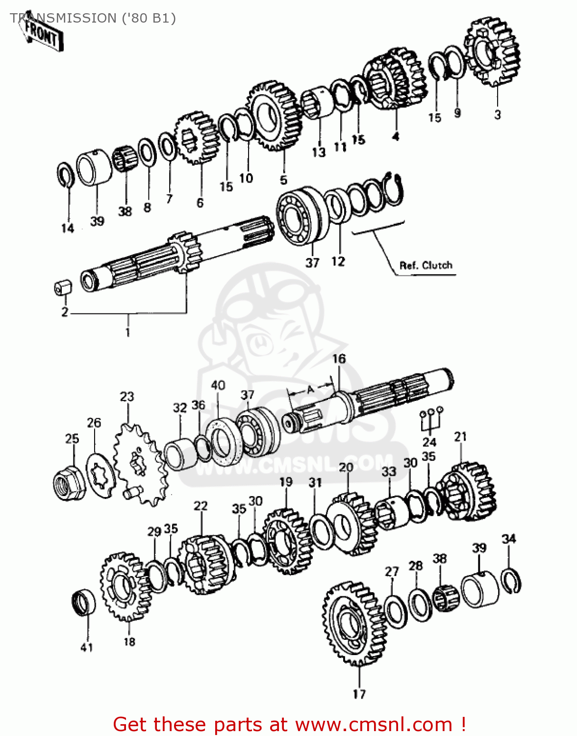TRANSMISSION ('80 B1) KZ440B2 1981 USA / MPH