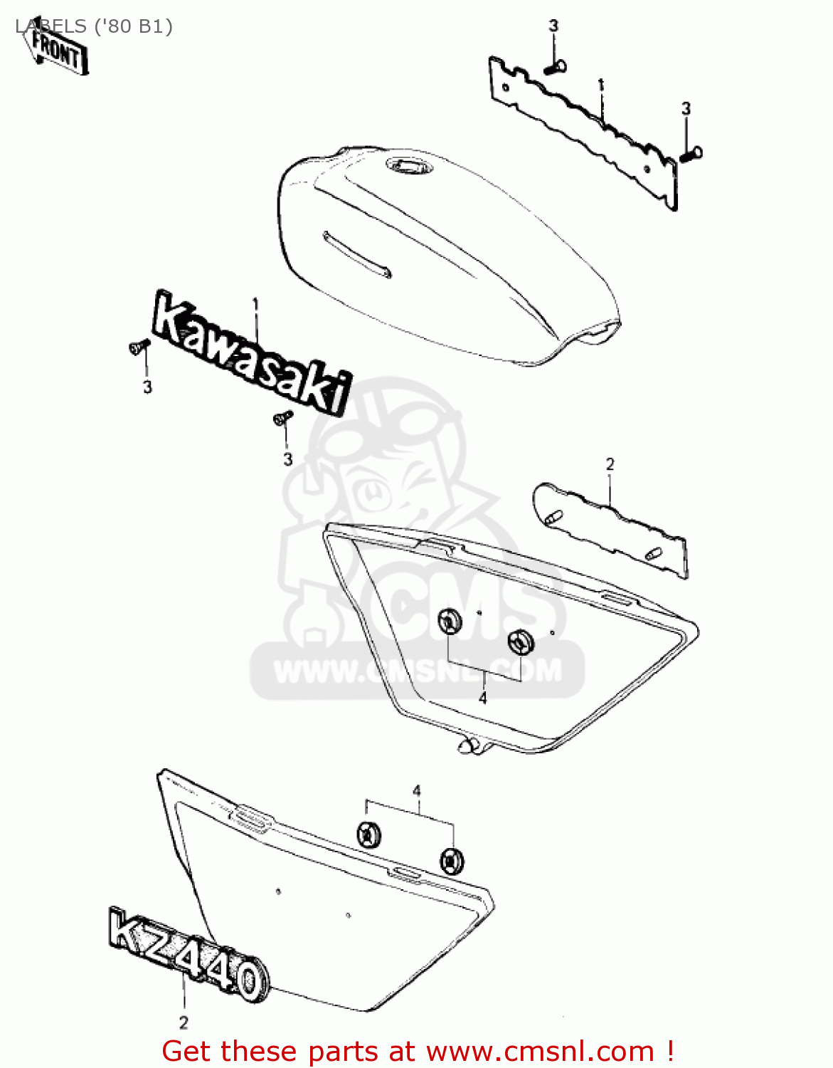 LABELS ('80 B1) KZ440B2 1981 USA / MPH