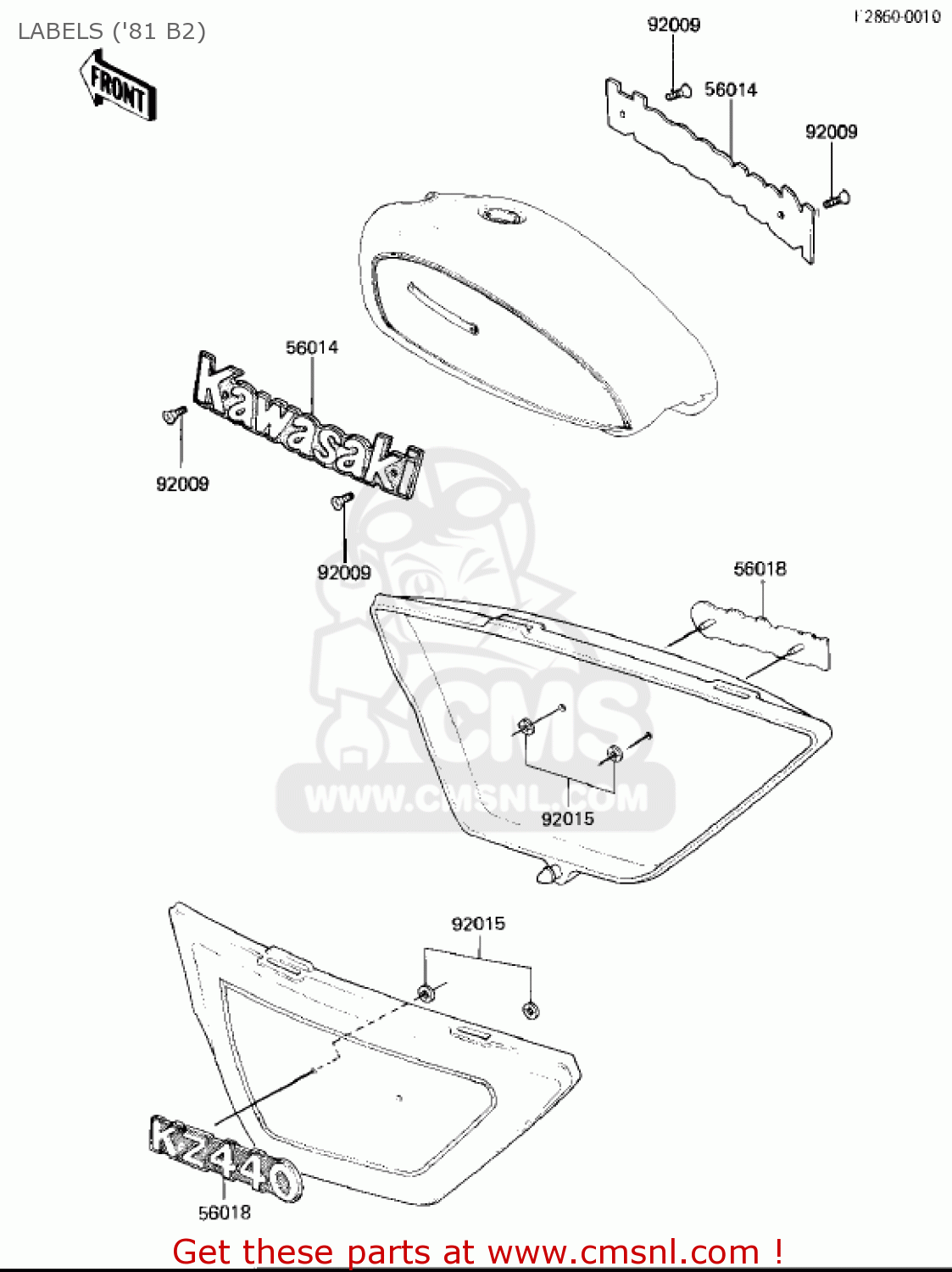LABELS ('81 B2) KZ440B2 1981 USA / MPH