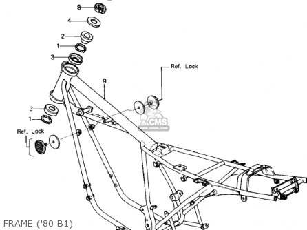 FRAME ('80 B1) - KZ440B2 1981 USA / MPH
