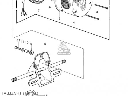 TAILLIGHT ('80 B1) - KZ440B2 1981 USA / MPH