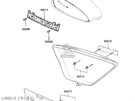 LABELS ('81 B2) - KZ440B2 1981 USA / MPH