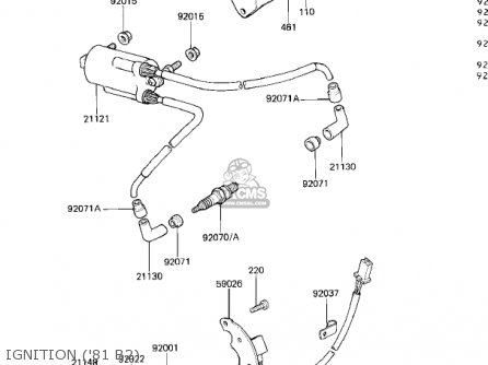 IGNITION ('81 B2) - KZ440B2 1981 USA / MPH