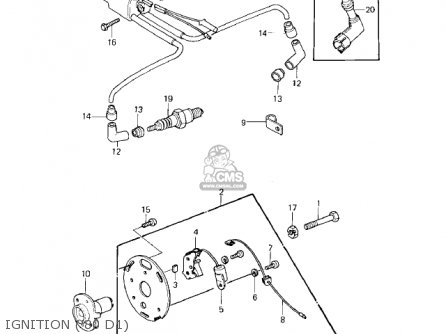 IGNITION ('80 D1) - KZ440D1 LTD 1980 USA CANADA / BELT DRIVE