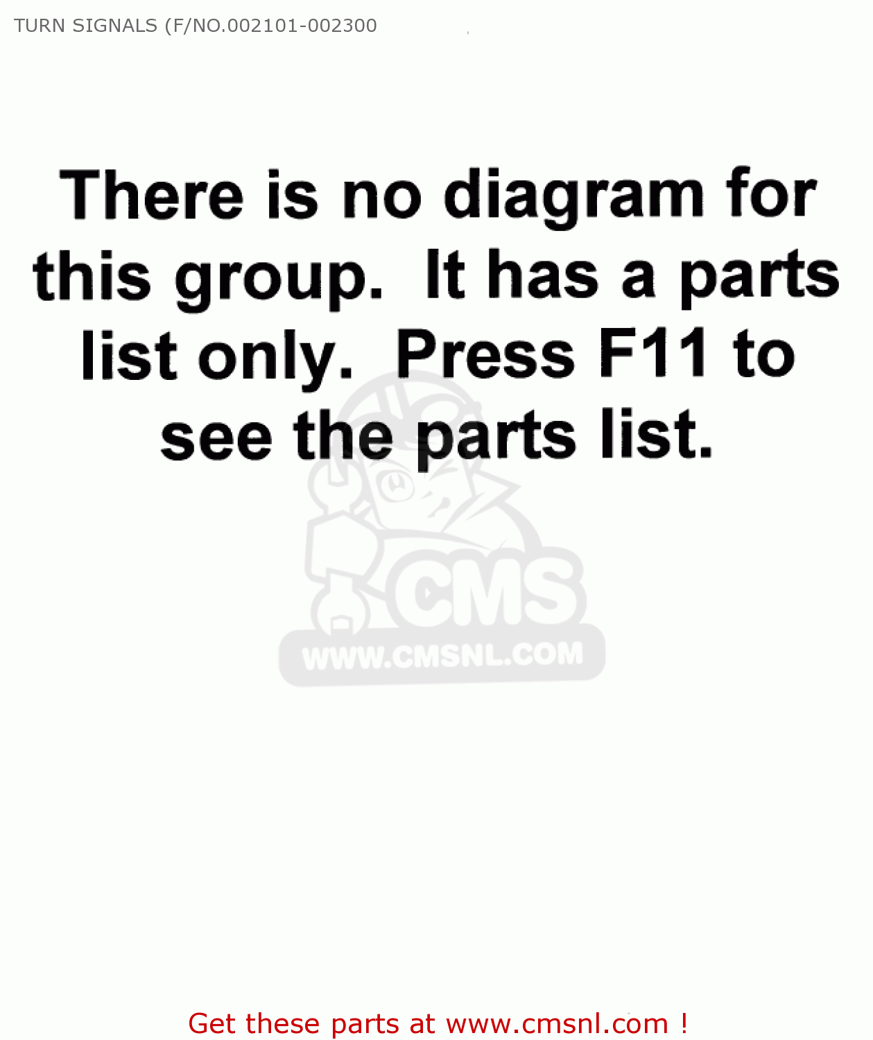 TURN SIGNALS (F/NO.002101-002300 KZ440D2 LTD 1981 USA CANADA / BELT DRIVE