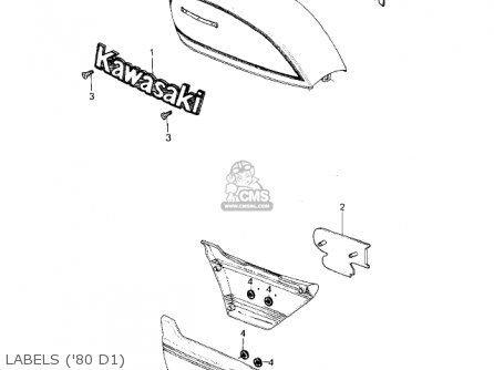 LABELS ('80 D1) - KZ440D4 LTD 1982 USA CANADA / BELT DRIVE