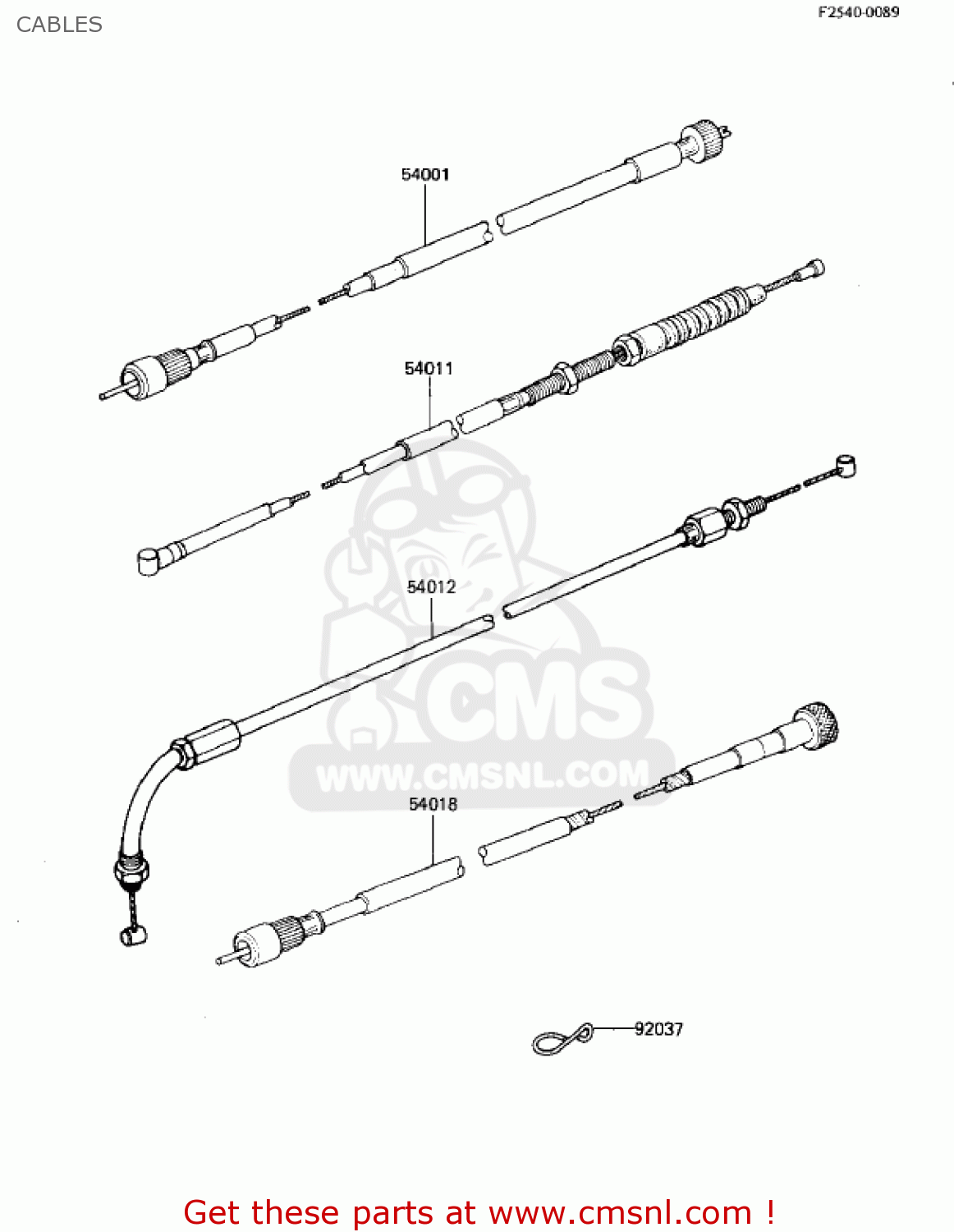 CABLES KZ440G1 1982 USA CANADA