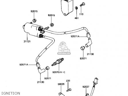 IGNITION - KZ440G1 1982 USA CANADA