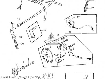 IGNITION ('80-'81 A2/A3) - KZ550A1 1980 USA CANADA