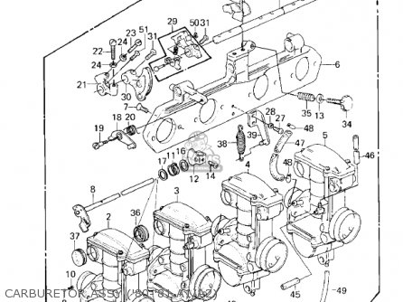CARBURETOR ASSY ('80-'81 A1/A2) - KZ550A2 1981 USA CANADA