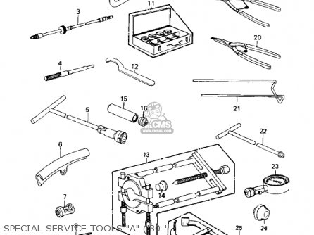 SPECIAL SERVICE TOOLS "A" ('80-' - KZ550A3 1982 USA CANADA