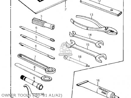 OWNER TOOLS ('80-'81 A1/A2) - KZ550A4 1983 USA CANADA