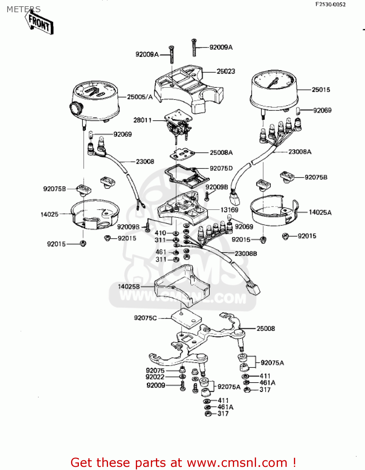METERS KZ550D1 GPZ 1981 USA CANADA