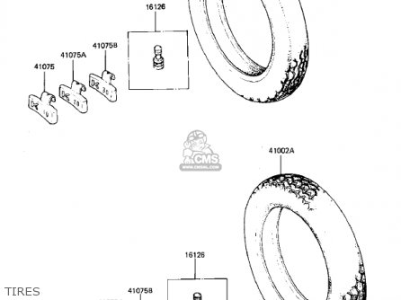 TIRES - KZ550D1 GPZ 1981 USA CANADA